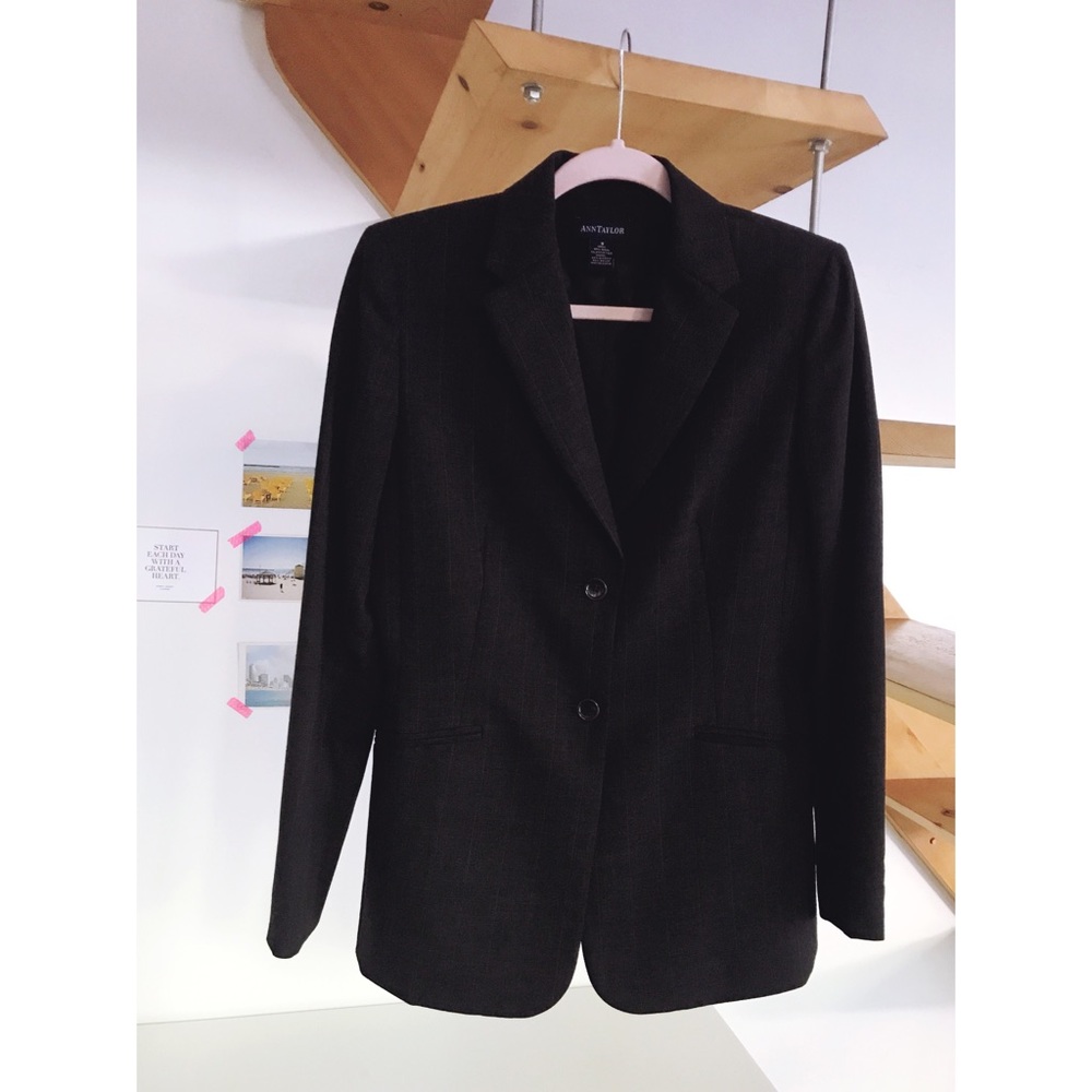 Ann Taylor pinstripe blazer